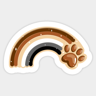 Gay Bear Pride Rainbow Sticker